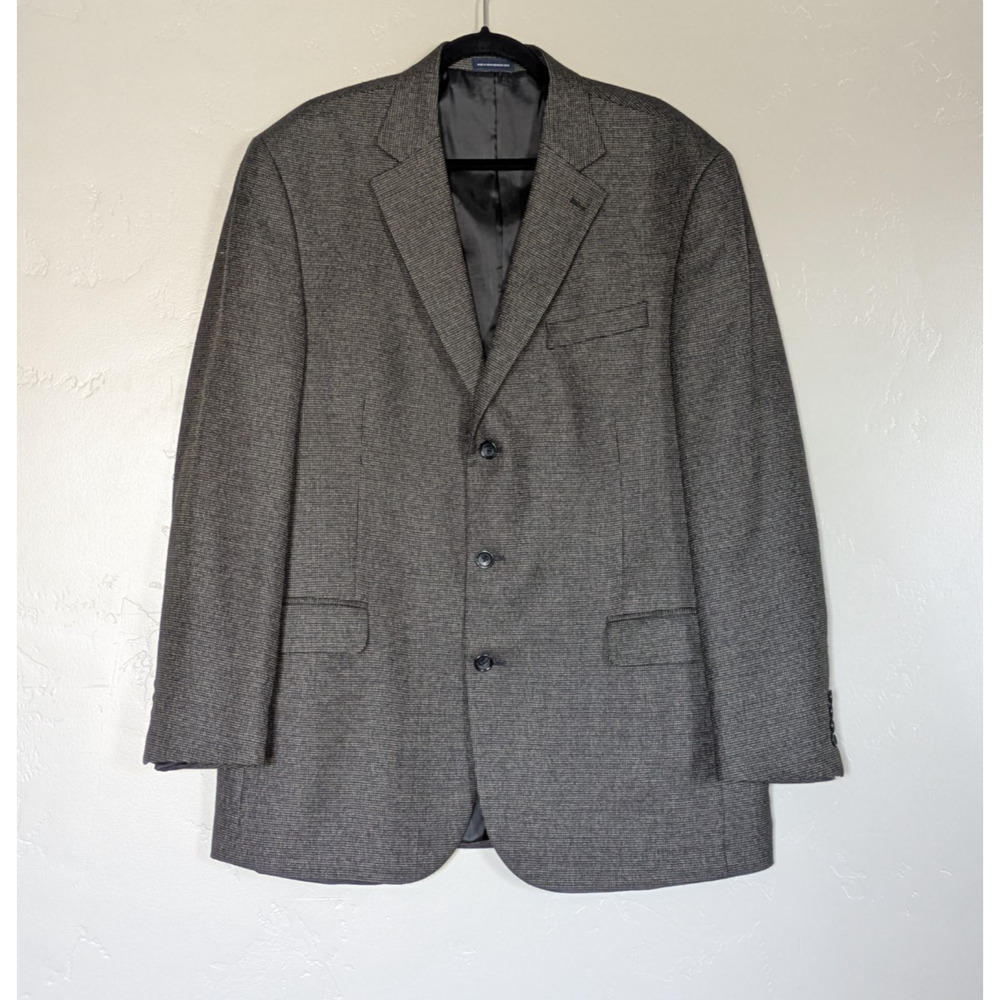 Stafford Blazer Mens 44 Long‎ Wool 3 Button Sports Coat Timeless Professional